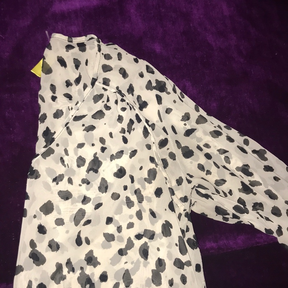Black & White print Blouse
